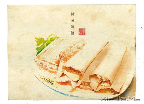 С������ʳ�ֻ�廭